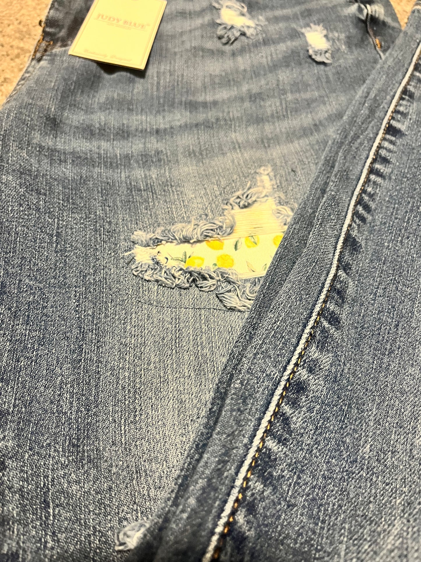 Judy Blue High Waist Lemon Patch Jeans