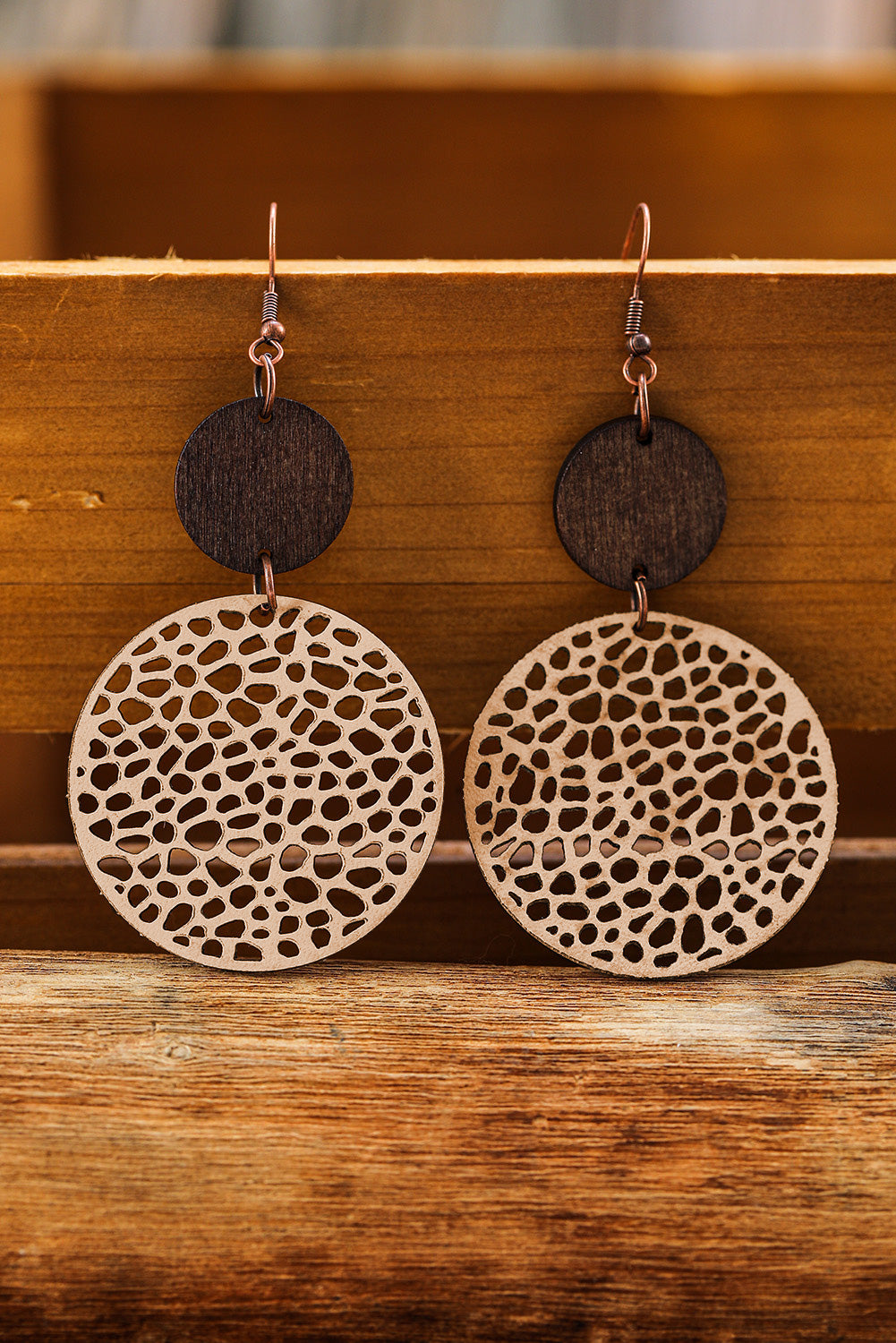 Round Hollow Earrings
