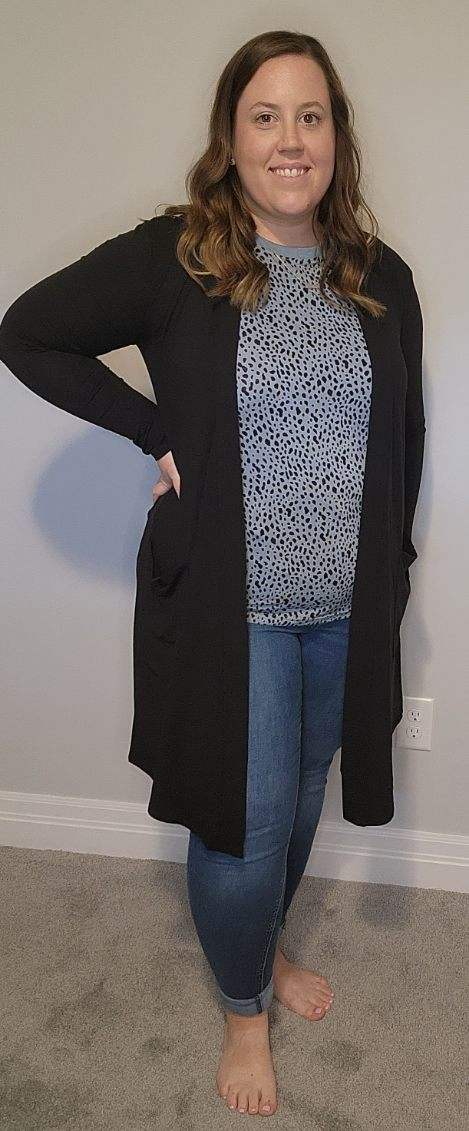Slouchy Pocket Open Cardigan