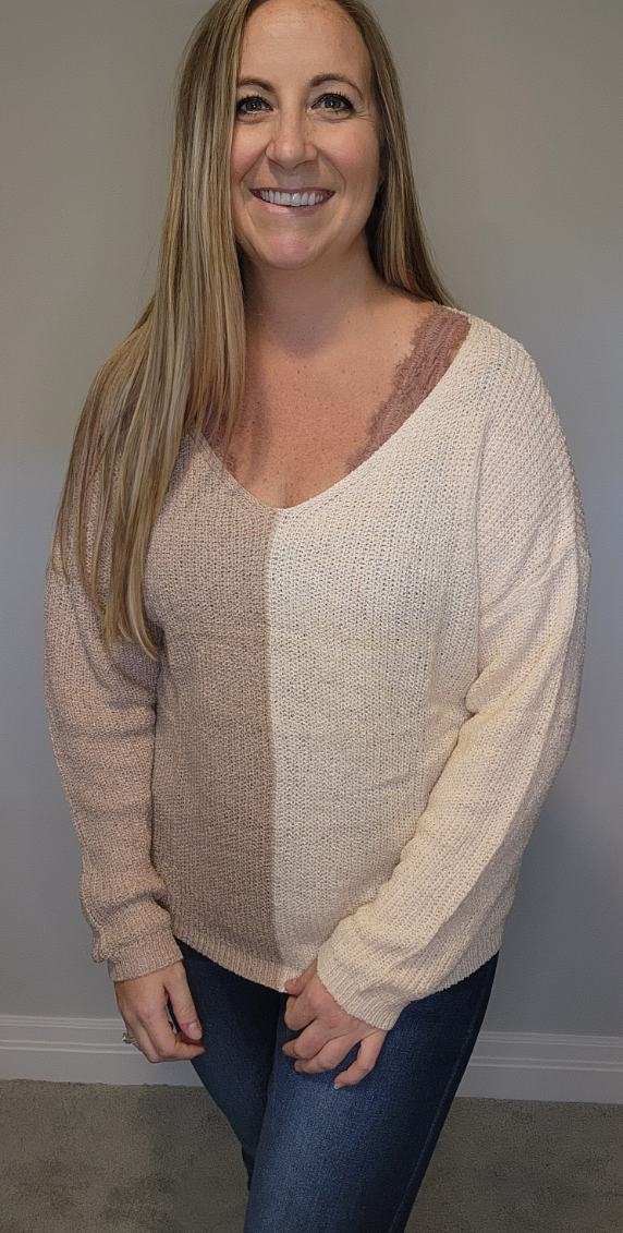 Two Tone Sweater