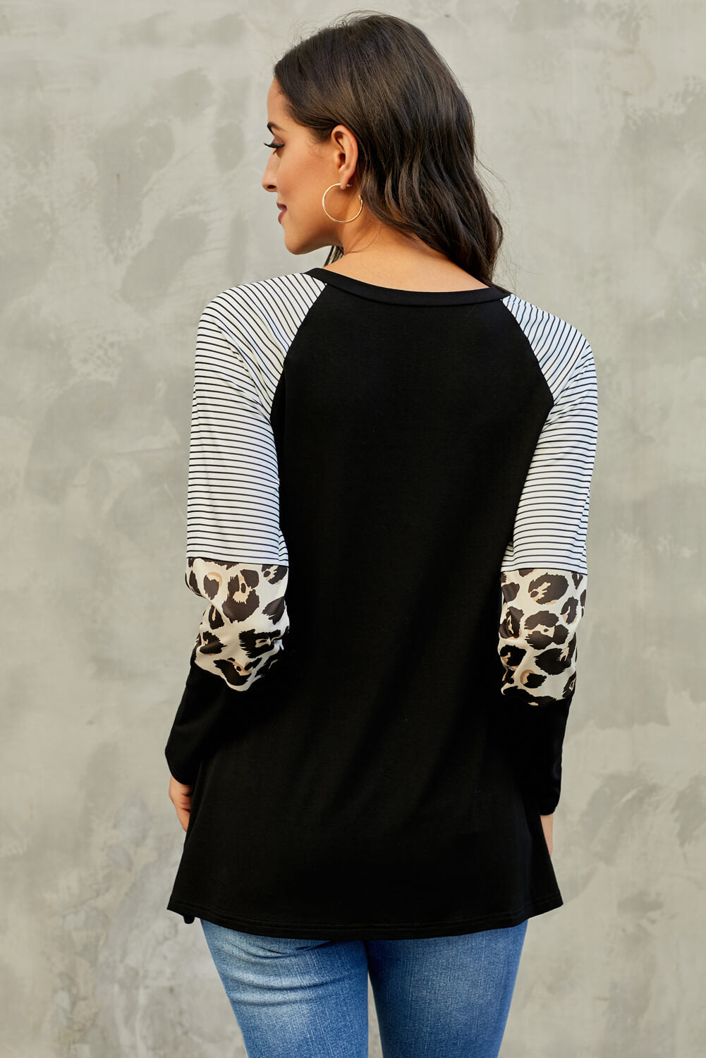 Color Block Sleeve Top
