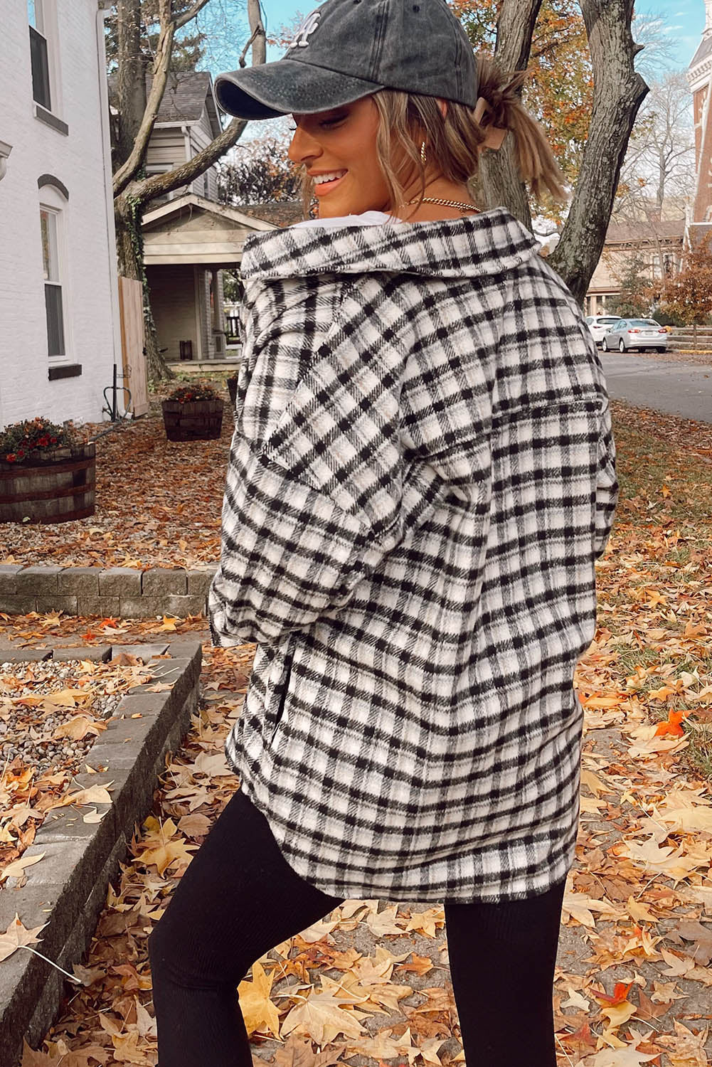 Black Plaid Shacket