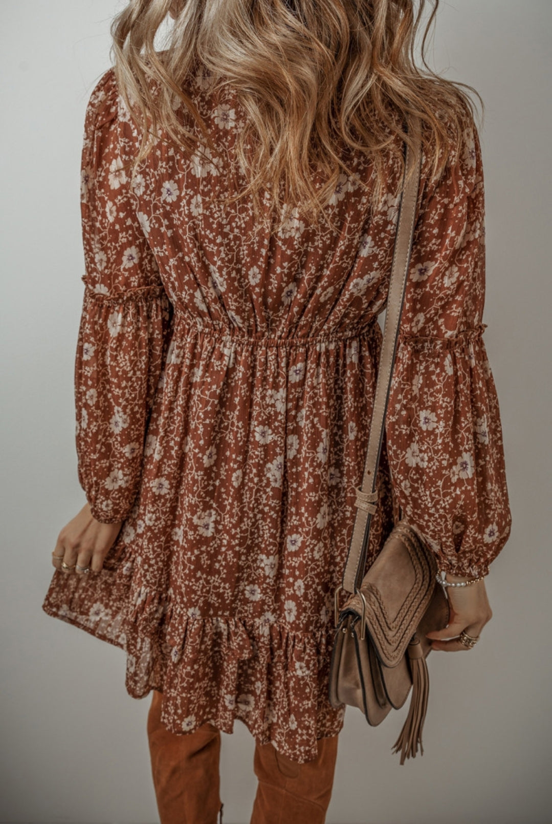 Floral Ruffle Dress