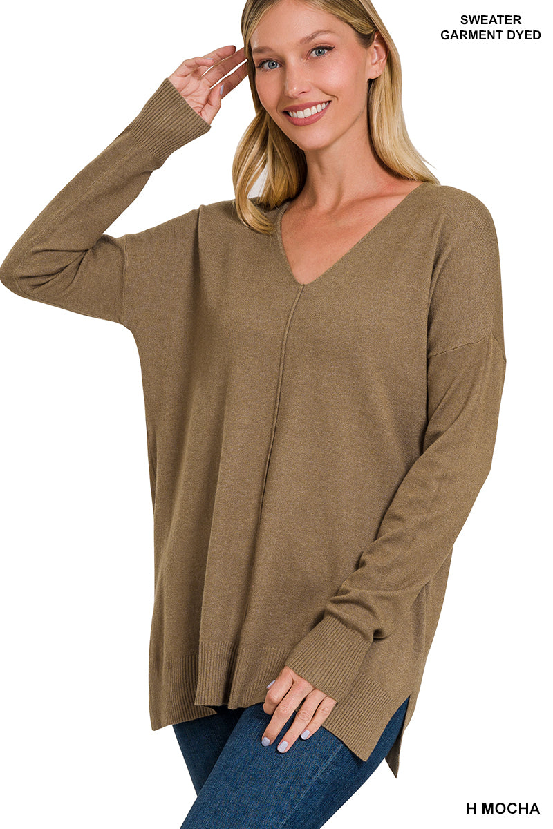 Front Seam Sweater