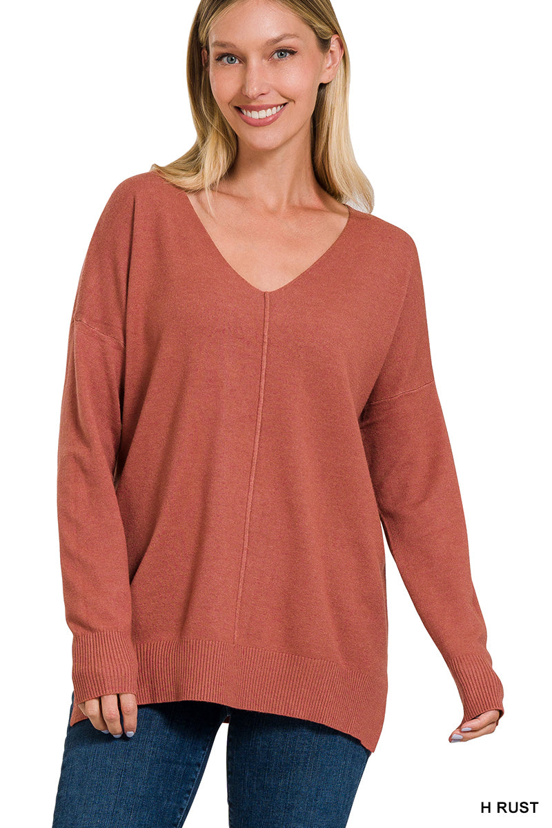 Front Seam Sweater