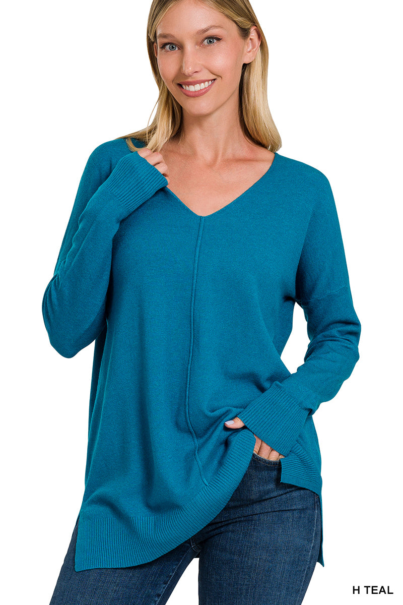 Front Seam Sweater