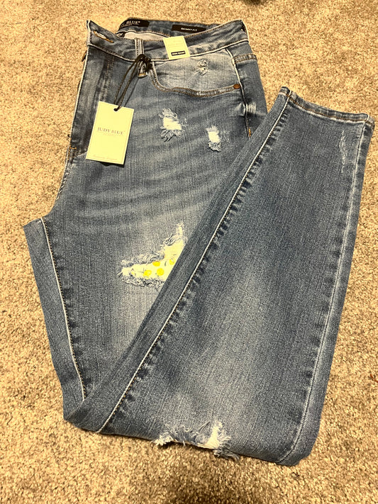 Judy Blue High Waist Lemon Patch Jeans