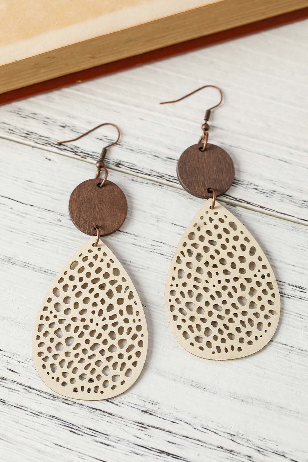 Cut Out Water Drop Earrings