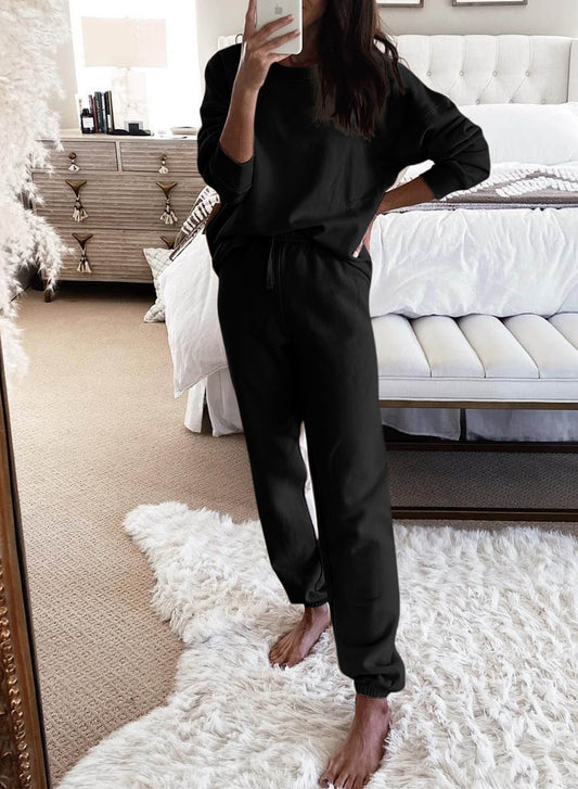 Drawstring Loungewear Set