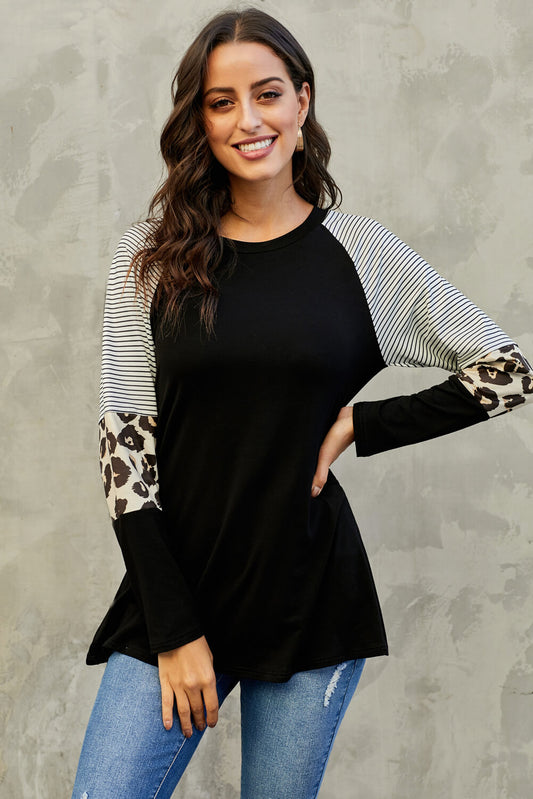 Color Block Sleeve Top